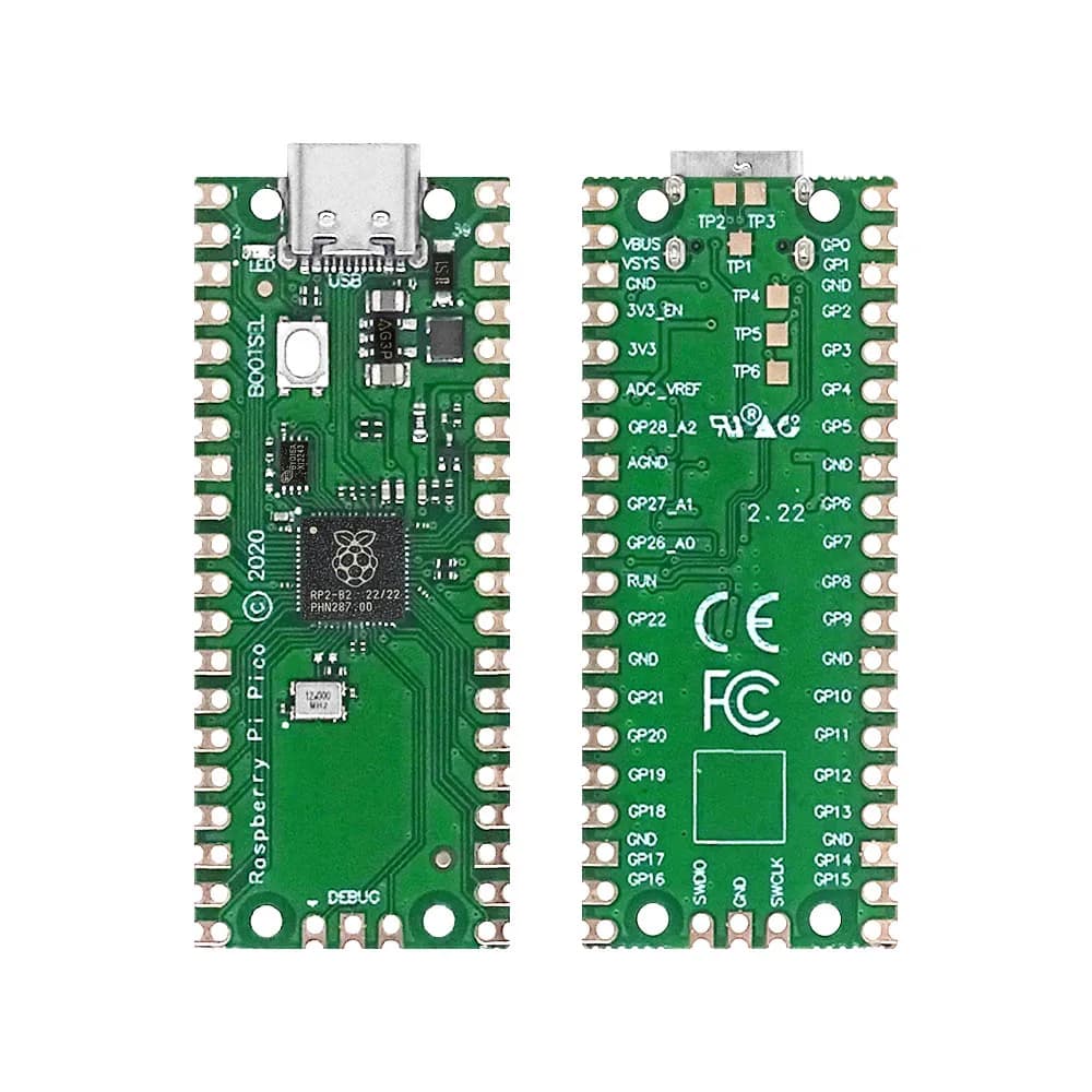 Scheda Raspberry Pi Pico RP2040 PICO W Dual-Core 264KB ARM Microcomputer a Basso Consumo con Processore ad Alte Prestazioni Cortex-M0+