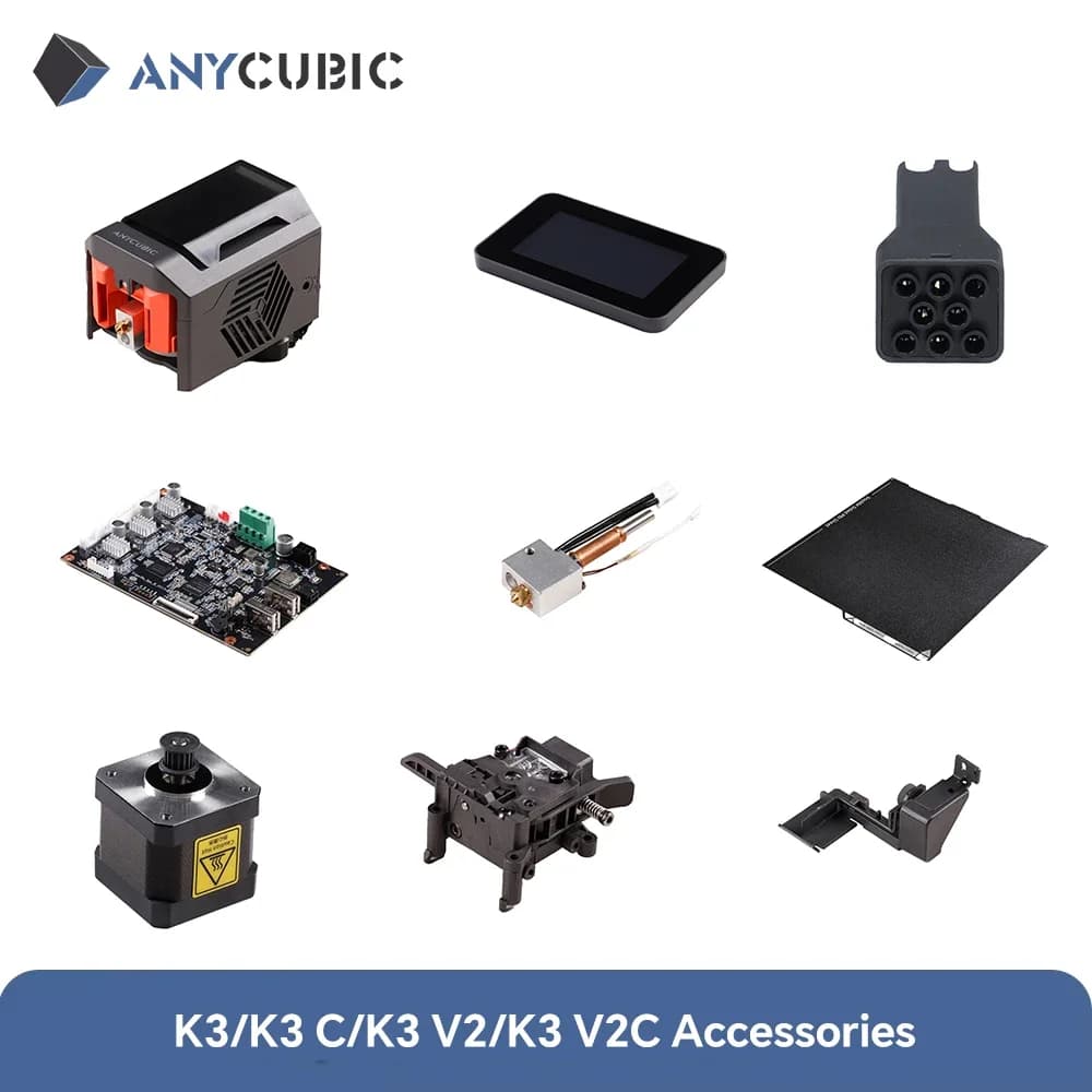 ANYCUBIC Originale Kobra 3 Kobra 3 Combo Kobra 3 V2 Accessori per Stampante 3D FDM Gruppo Testina di Stampa Estrusore Scheda Madre