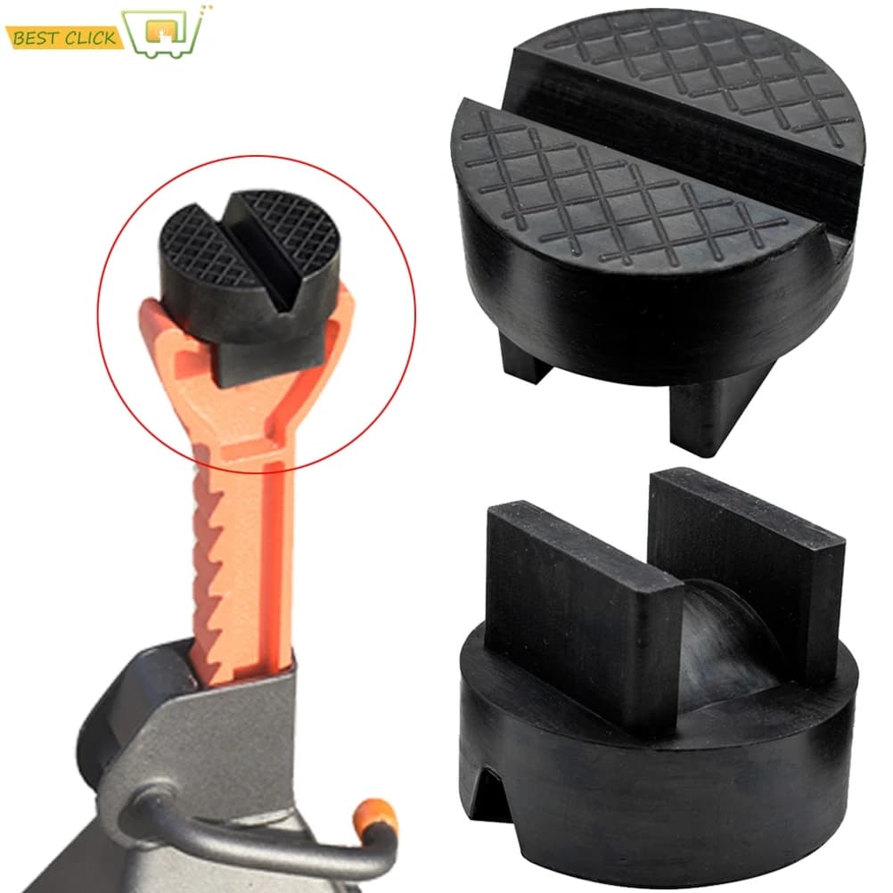 Protezione per binario con telaio scanalato con impugnatura di supporto per adattatore per Jack in gomma per auto dal Design unico per Lexus Subaru Fiat Volvo Toyota