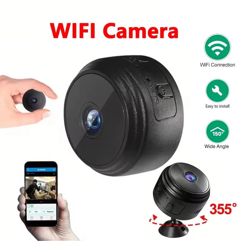 Mini telecamera WiFi Sicurezza interna Sorveglianza di sicurezza 1080P HD Baby Monitor Visione notturna Videocamera IP Cam Registratore audio video