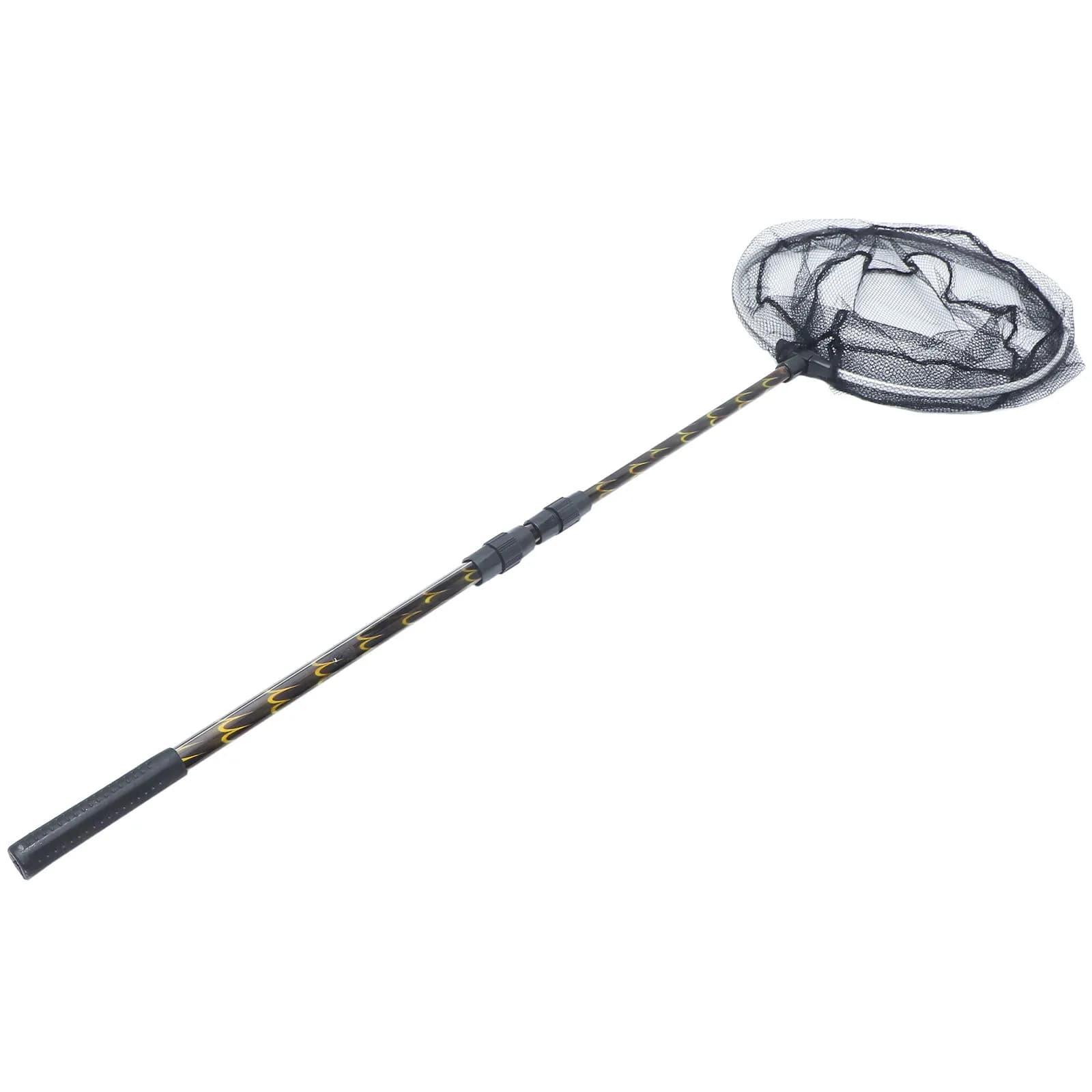 Rete da Pesca Telescopica 150Cm, Leggera ma Resistente, Telaio Rotondo in Alluminio, Design Compatto Pieghevole e Smontabile, Facile da Usare per la Pesca con Esche