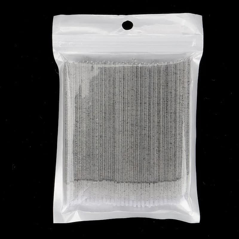 100pcs Removing Applicator Mascara Brush Crystal Wands Microbrush Lash Eyelash Micro Swab Extension Makeup brushes Tools