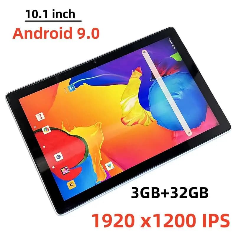 F8 Tablet PC Android 9.0 da 10,1" MT8163 Quad Core 3 GB RAM 32 GB ROM 1920 x1200 IPS WIFI Blue-tooth 4.2