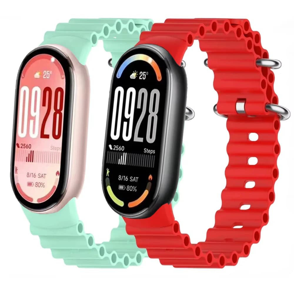 Cinturino in silicone per XiaoMi Miband 10 9 8 Smart Watch Sport Morbido e confortevole Cintura traspirante per XiaoMi Miband 9 Accessori