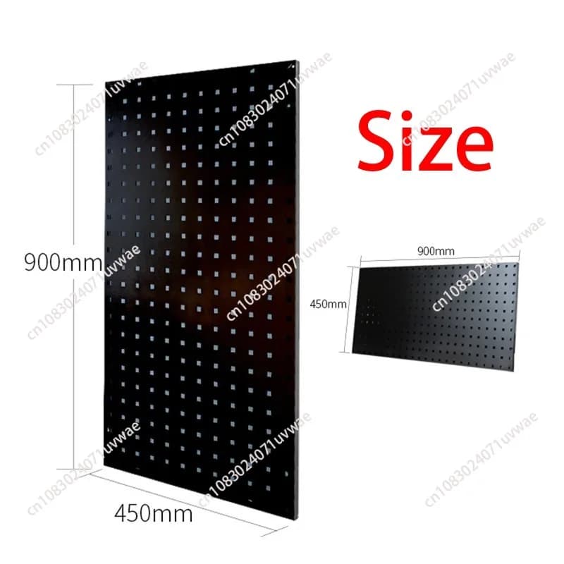 for Garage Tool Pegboard Wall Organizer Pegboard Panels Peg Boards Utility Tool Storage Metal Iron for Living Room Workbench