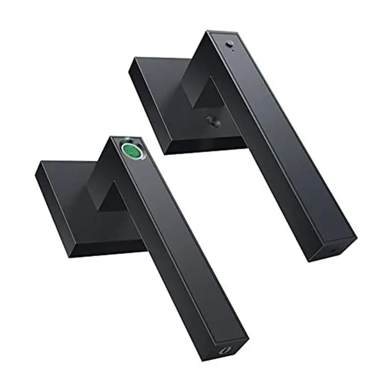 Serratura Biometrica con Impronta Digitale, Maniglia Intelligente per Porte, Serratura per Camera da Letto, Hotel, Magazzino, Ufficio F180B