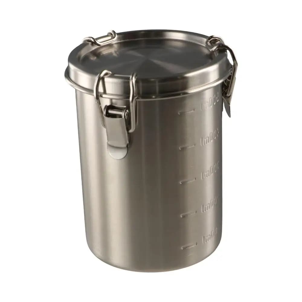 Serbatoio di stoccaggio in acciaio inossidabile da 520/1000/1600/2500 ml a prova di perdite con contenitori per alimenti in scala sigillati ermetici