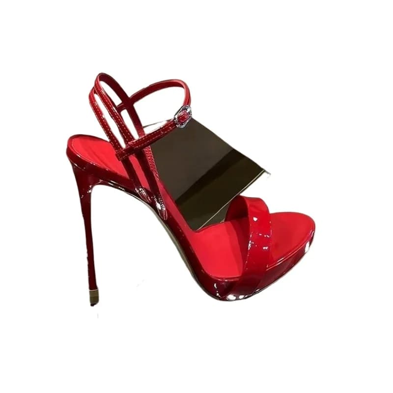 2026 New Sexy European-style High-heeled Women's Shoes Model Elegant and Sophisticated Open-toe Fashionable Sandals Big Size