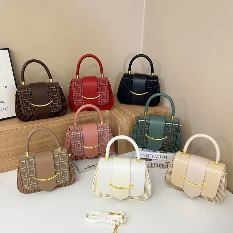Borsa da donna 2026, nuova, versatile ed elegante, a tracolla singola, piccola.