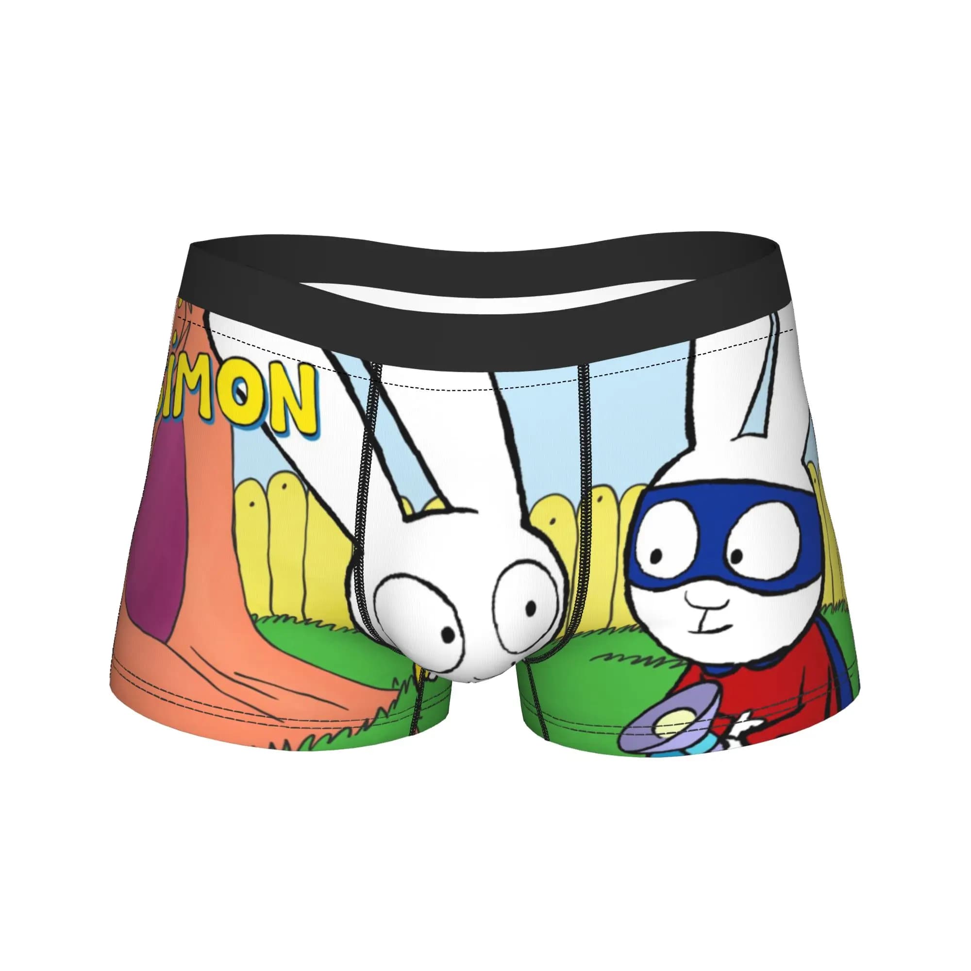 Man Simon Super Rabbit Boxers Briefs,Suitable Underwear Breathable Panites
