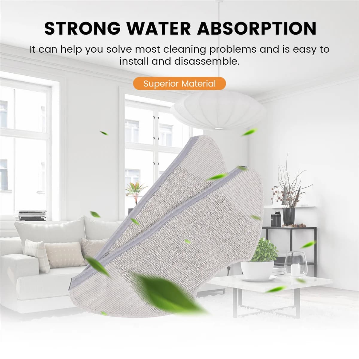 CALDO! Stracci in tessuto lavabile per Mi Robot Vacuum-Mop 2 Lite / Pro /MJSTL/MJST1SHW Accessori per aspirapolvere robot