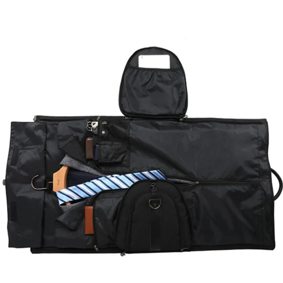 Borsa da lavoro pieghevole impermeabile per abbigliamento, borsa protettiva per scarpe, tablet da viaggio, portaoggetti per computer, borsa a tracolla, copertura per cravatta