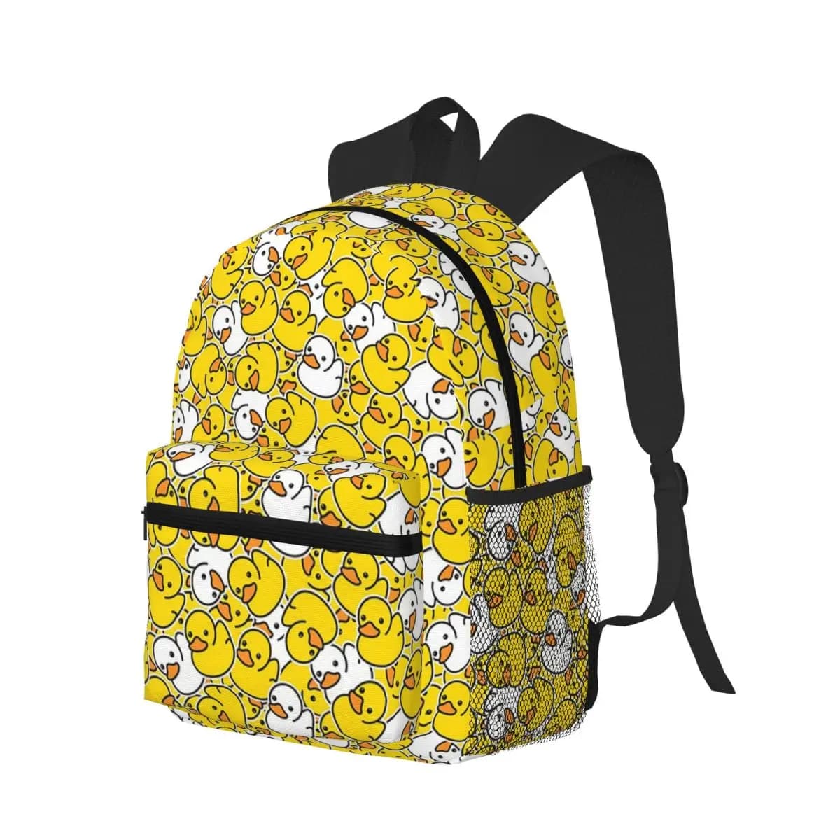 Zaino per studenti con motivo carino anatra di gomma, borsa da scuola, escursionismo, viaggio, zaino per uomo, donna, borse a tracolla