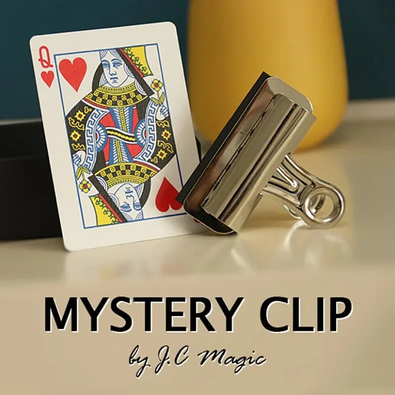 Mystery Clip by j. C trucchi magici puntelli Clip trova la carta scelta previsione Magia mago Close Up Illusions Gimmicks Mentalism