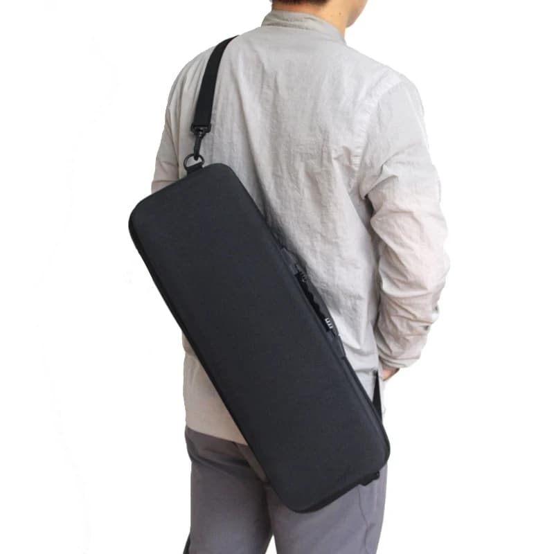 JSFUN Outdoor Portable Fishing Bags EVA Shock Fishing Bag for Fishing Rod and reel with Shoulder Bag Shoulder Strap Fishing