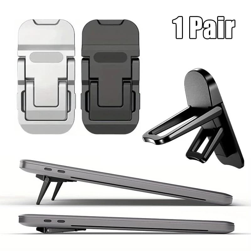 1 Paio di Supporti Portatili per Tastiera, Autoadesivi, Mini Supporti Invisibili per Tastiera di Laptop e Computer, per MacBook e Notebook, Dissipazione del Calore