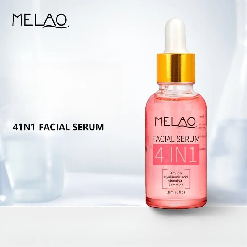 Lighting serum 4 in 1 for arbutin - With vitamin C, hyaluronic acid and ceramide for glow