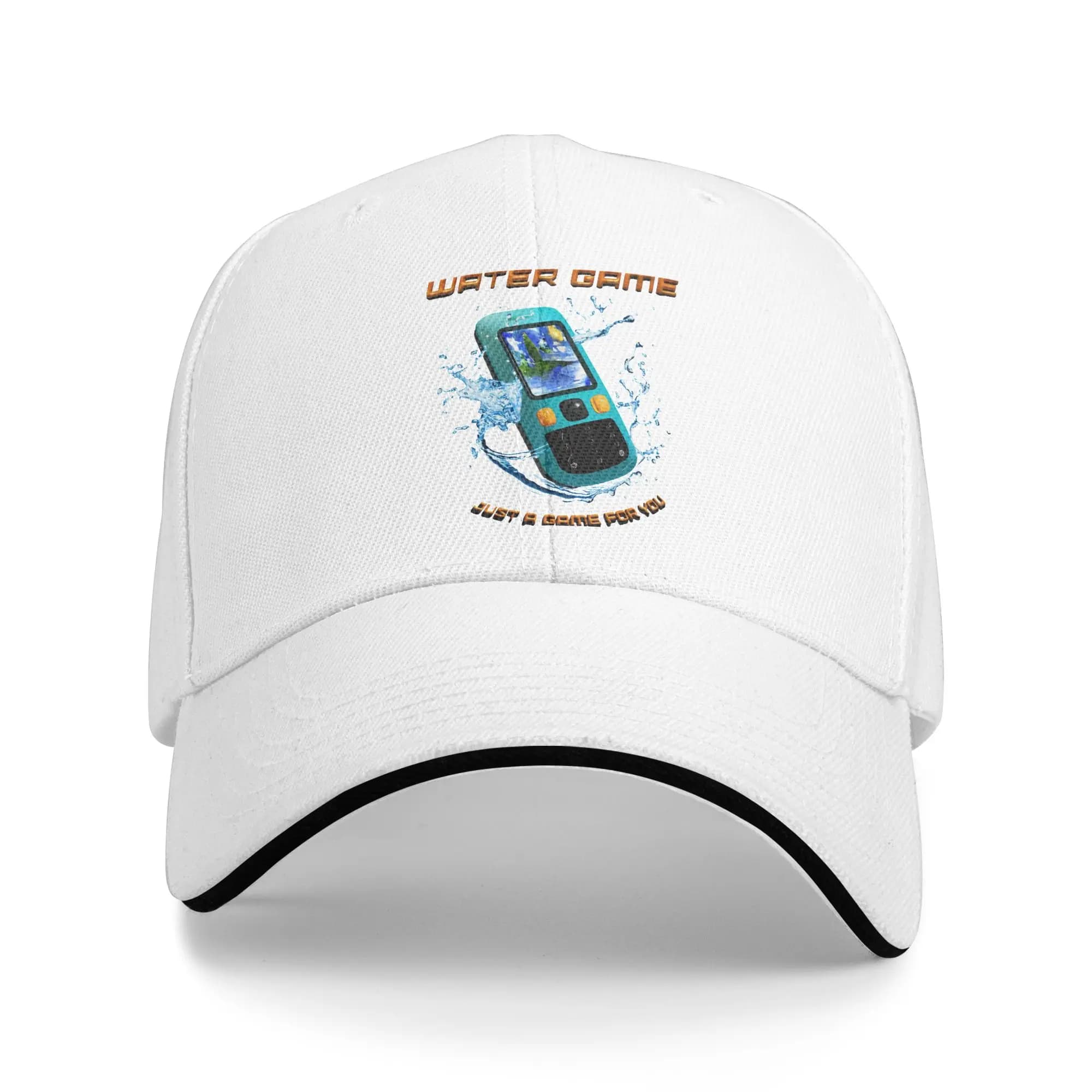 Frutiger Aero Watergame Design Baseball Caps Hip Hop Sandwich Hats Unisex Style Polyester Hats Cap Activities