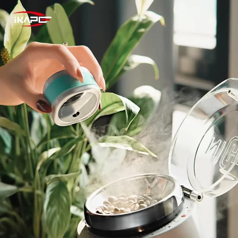Set Atomizzatore e Vassoio di Pesatura per Chicchi di Caffè IKAPE, Accessori per Macchine da Espresso, Regalo per Amanti del Caffè, Strumento per la Preparazione del Caffè