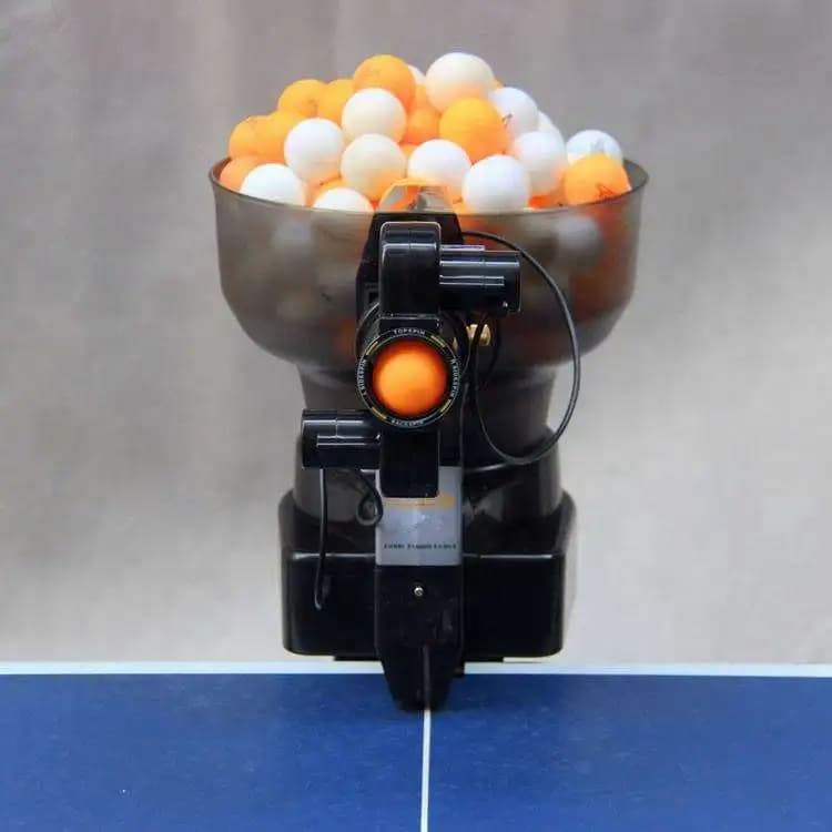 Table Tennis Robot Automatic Switch Training 36W Table Tennis Table Ball Machine for Training
