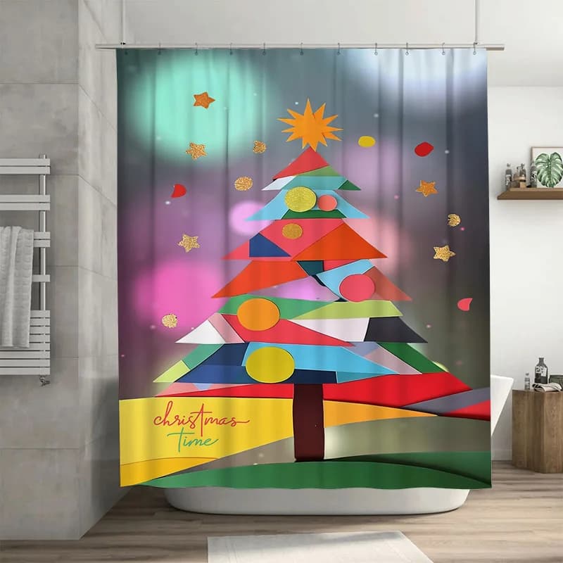 Tuniu Stravagante Foresta Animale Tenda da bagno Carino Creatura del bosco Fodera da doccia Natura Ispirata Decorazioni per la casa Arte Fauna selvatica Scen