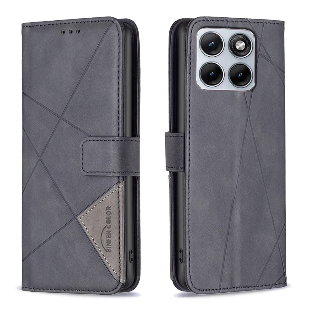 Custodia a portafoglio in pelle per Moto Edge 70 Fusion, cover protettiva per telefono