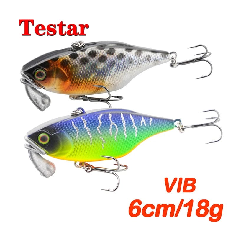 1PCS Testar Esche da pesca 60mm 18g Long Casting Vibrazione Esca Jig Head Wobbles artificiali Laser Esca dura Bass Trota Pesca