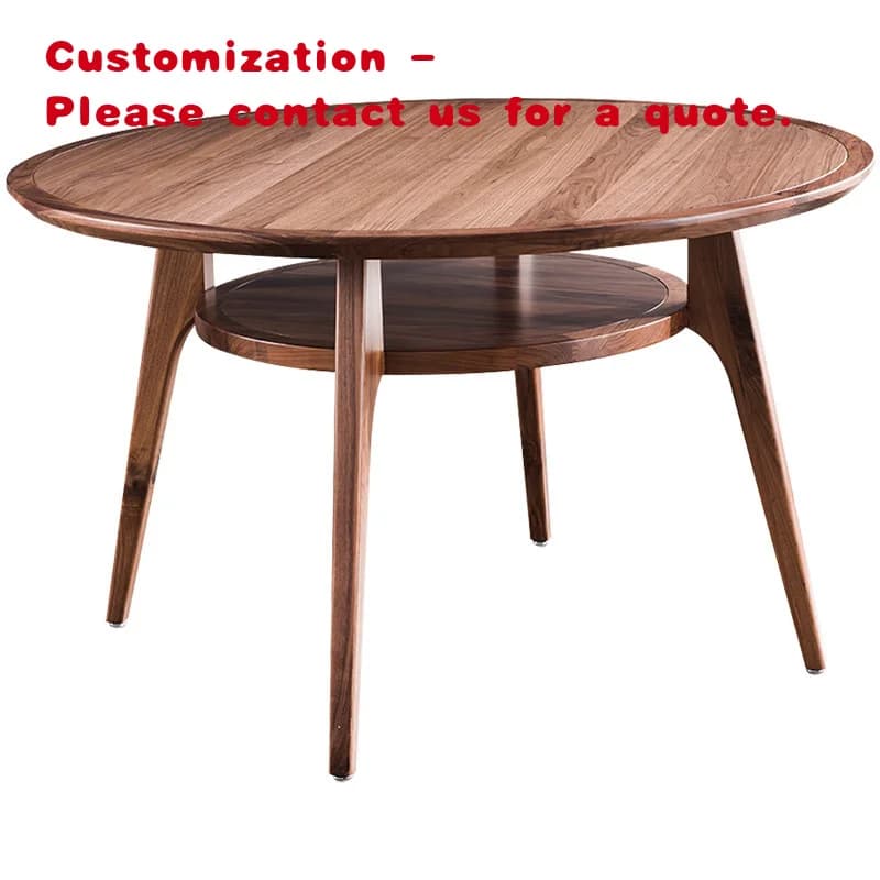 Tavolo da Pranzo Rotondo in Legno e Resina Epossidica Personalizzato, Ultimo Design per Hotel, Ville e Case, Arredamento per Sala da Pranzo