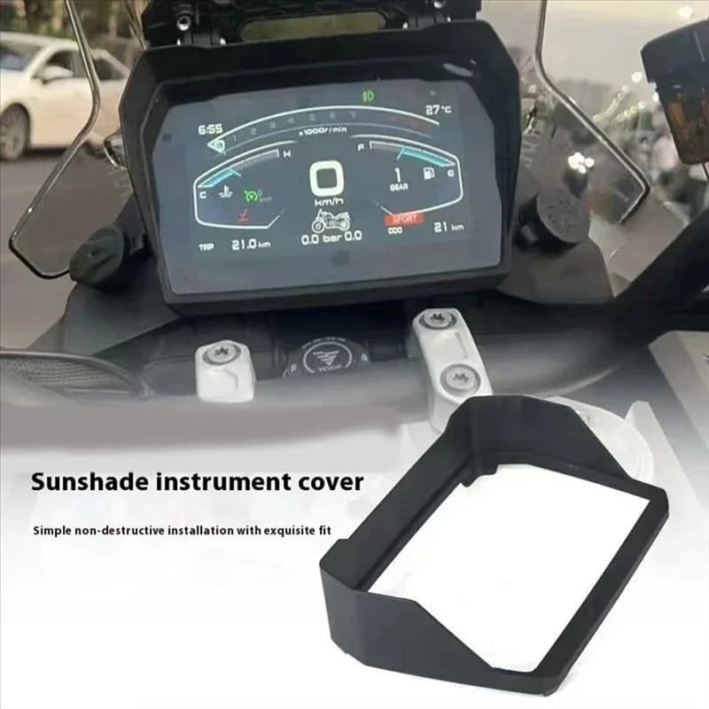 For VOGE DS900X DSX900 2024 Sun Visor Cover Instrument Screen Sunshade Guard Protection Dashboard Motorcycle Accessories