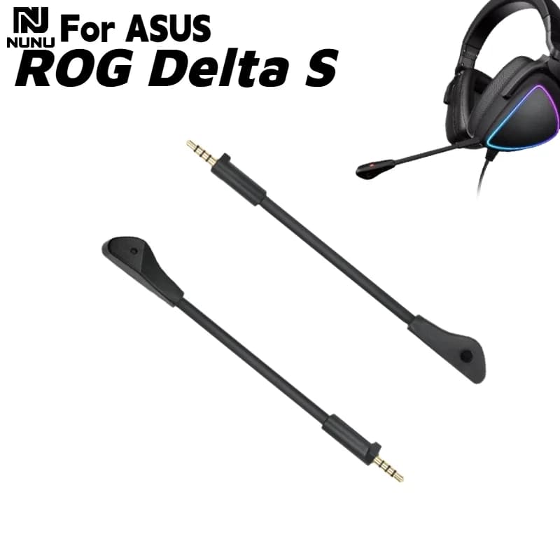 3.5mm Detachable Microphone Replacement for ASUS ROG Delta S game headphones with Noise Reduction, Gaming Detachable Microphone, Plug and Play