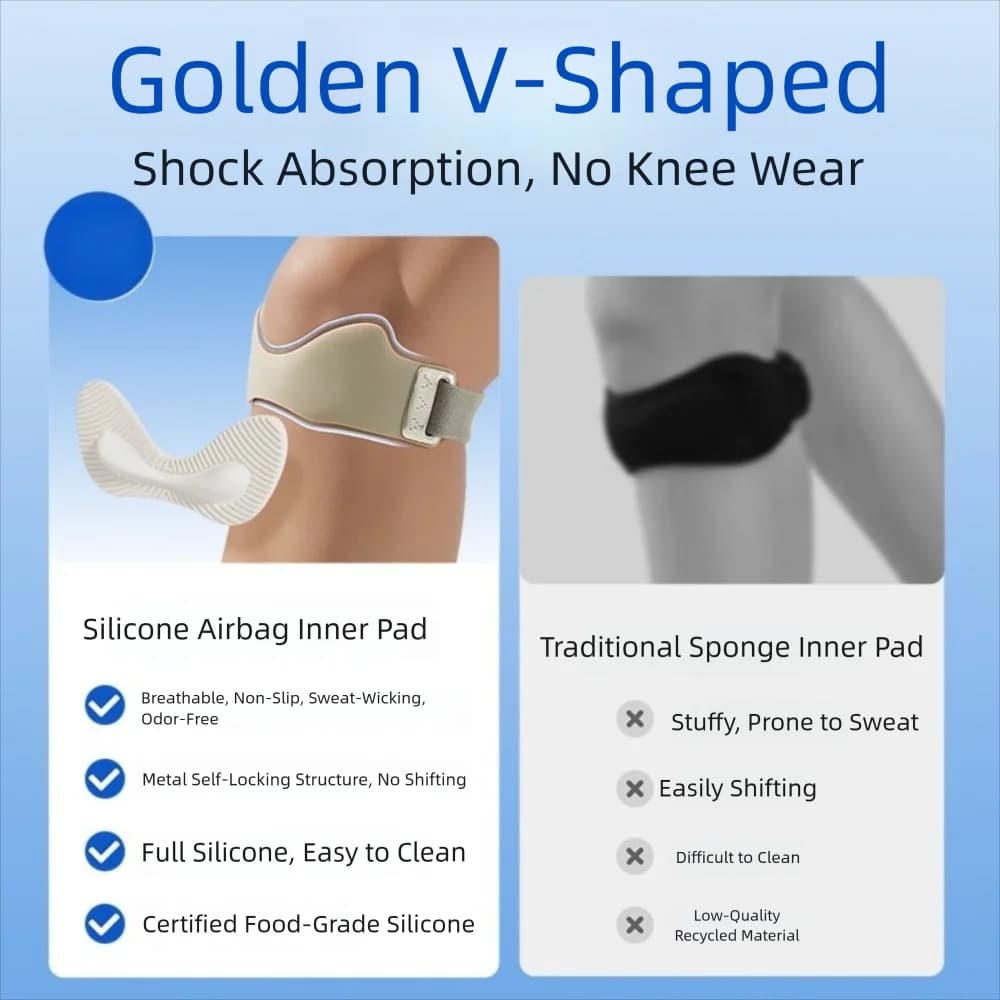 Cintura elastica per la rotula Cinghie per il ginocchio Protezione per il ginocchio Fascia per la rotula addensata Comoda tutore per il ginocchio traspirante Palla da tennis