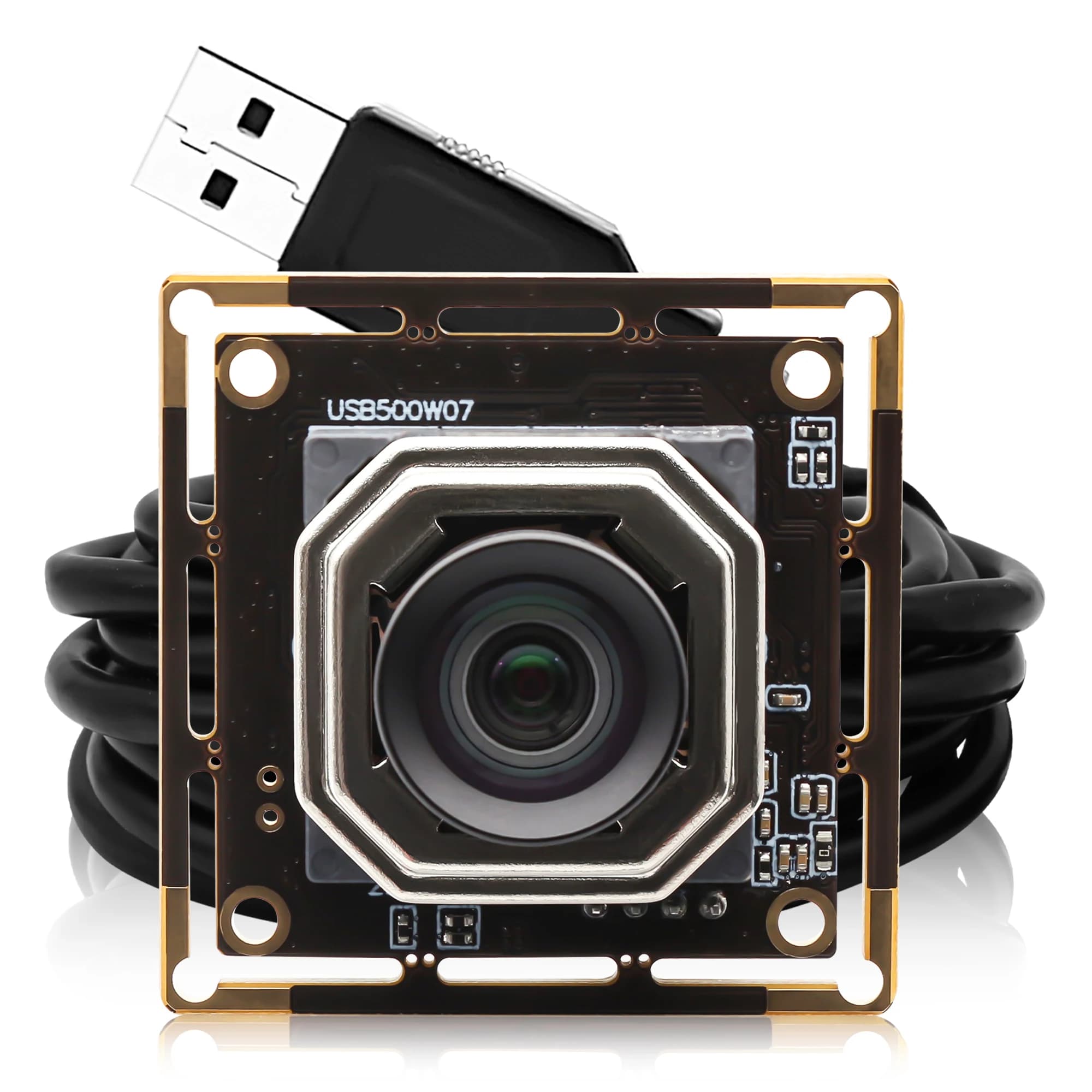 ELP 5MP Auto Focus Lightburn USB Camera Module Mini High Speed 1944P 30fps Webcam IMX335 with M12 Wide Angle Lens OTG Support