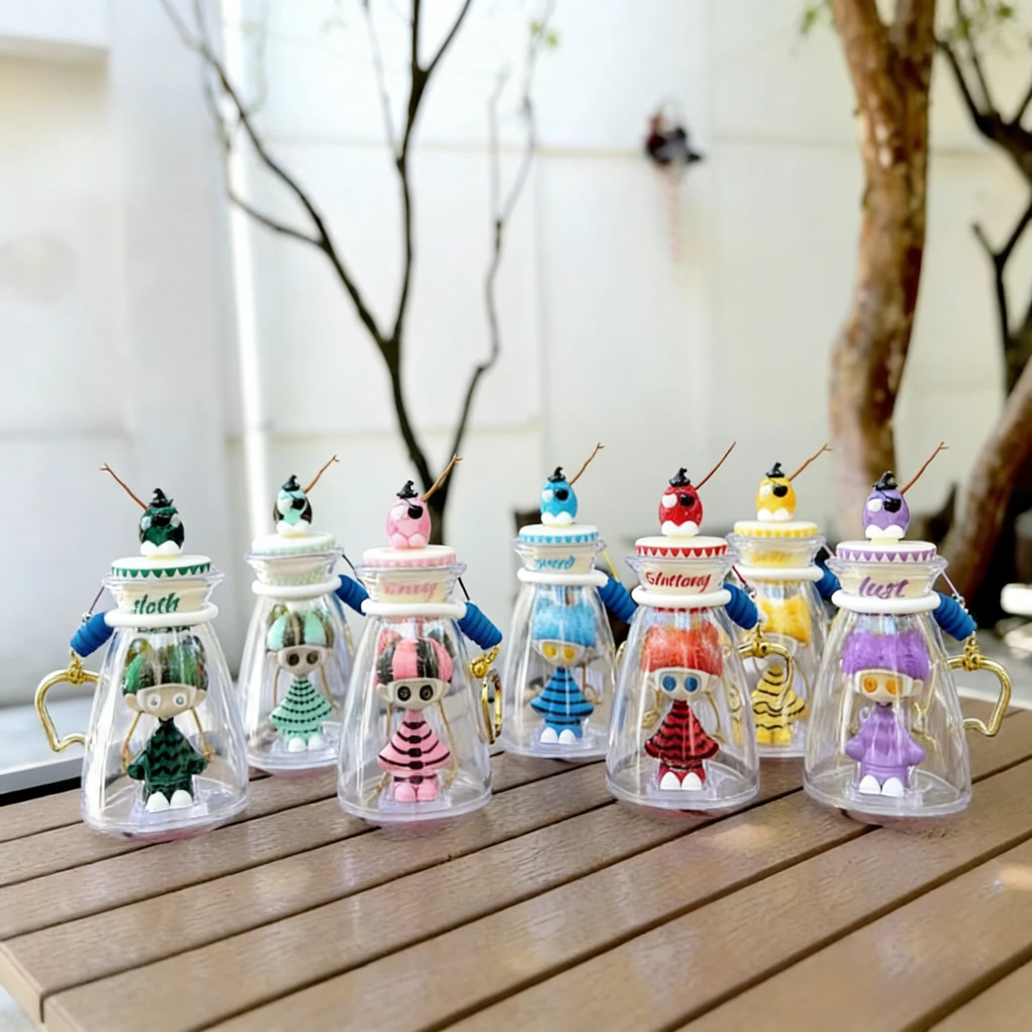 Magirl Serie 7th Lights Blind Box Ciondolo Giocattolo Trendy Creativo per Borsa Scatola Misteriosa Bambole Kawaii Action Figure Anime