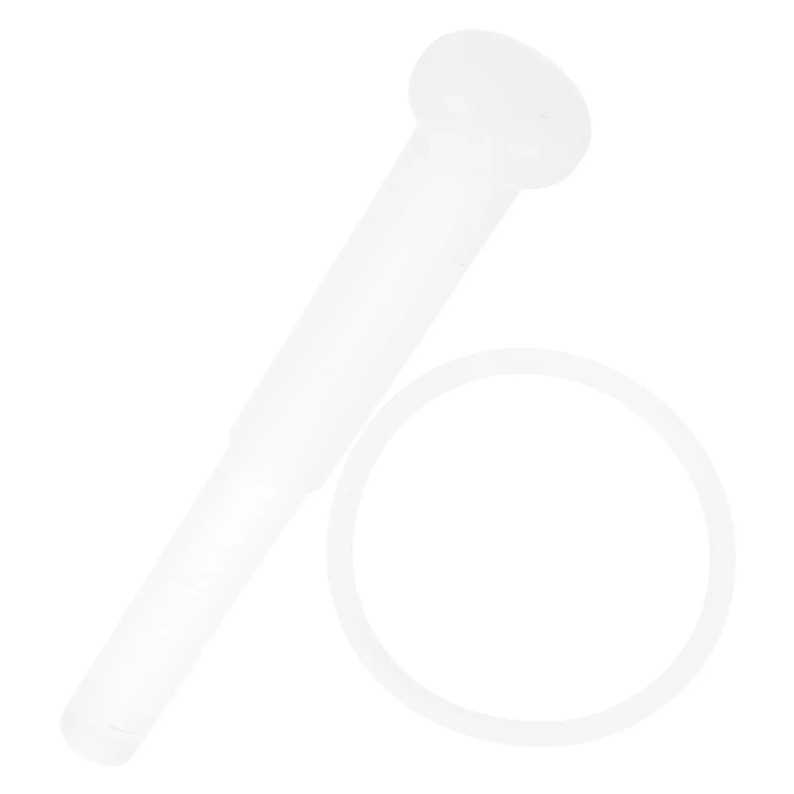 Crystal Singing Bowl Mallet Rubber Sleeve Striker for Meditation Yoga Sound Therapy Acoustic Resonance