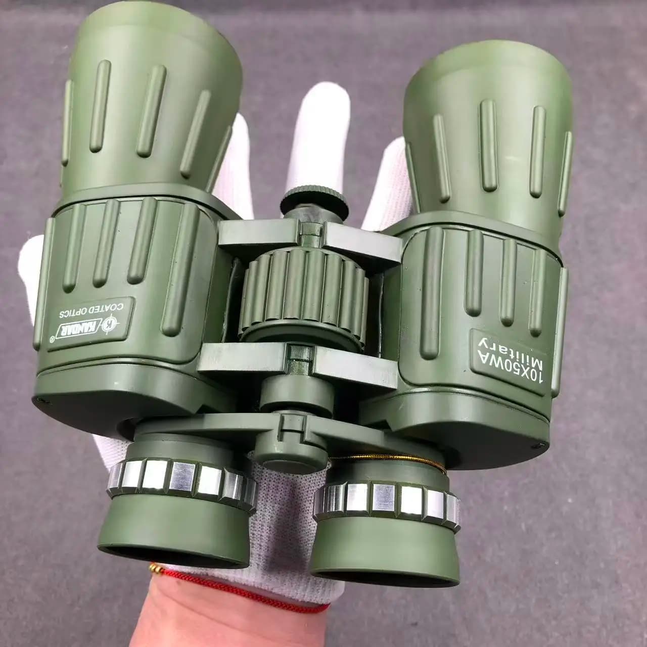 Telescopio binoculare da esterno ad alta definizione 10X50 - Telescopio per birdwatching verde