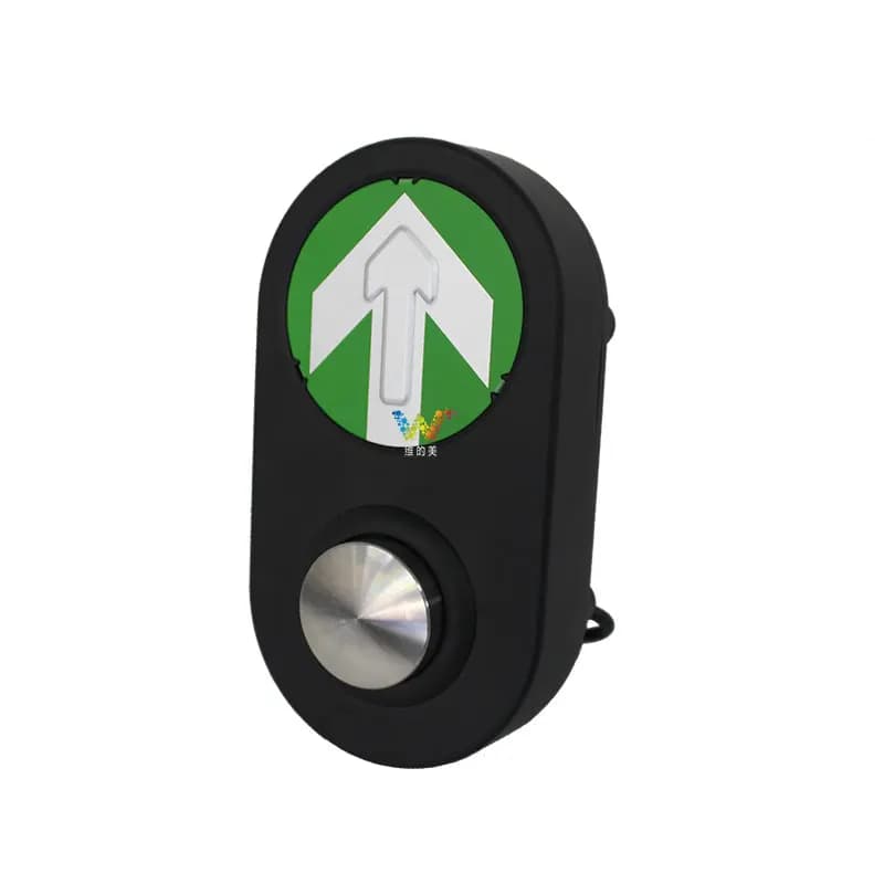 Sicurezza stradale mini attraversamento guida freccia stradale pulsante semaforo pedonale