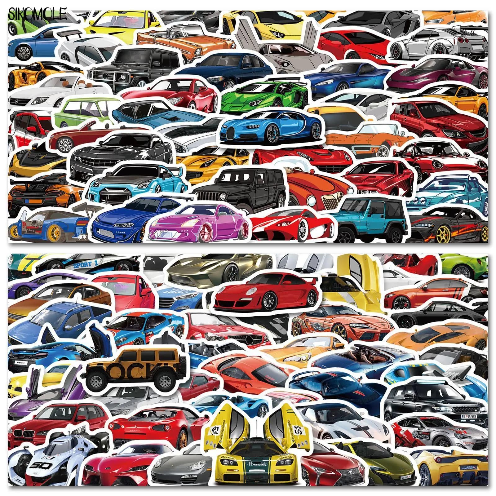 10/30/50/100PCS Fresco JDM Retrofit Auto Da Corsa Adesivi FAI DA TE Giocattoli Del Computer Portatile Chitarra Bagagli Bici di Skateboard Decalcomanie Graffiti adesivo F5