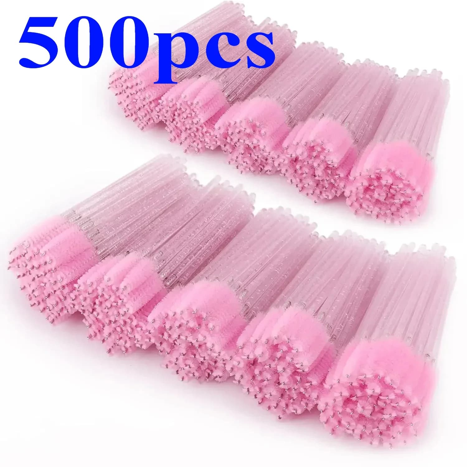 Wholesale 100/500/1000 pcs Eye Beauty Tools disposable mascara sticks Eyebrow Brush Extension Eyelashes Colorful brow wrappers