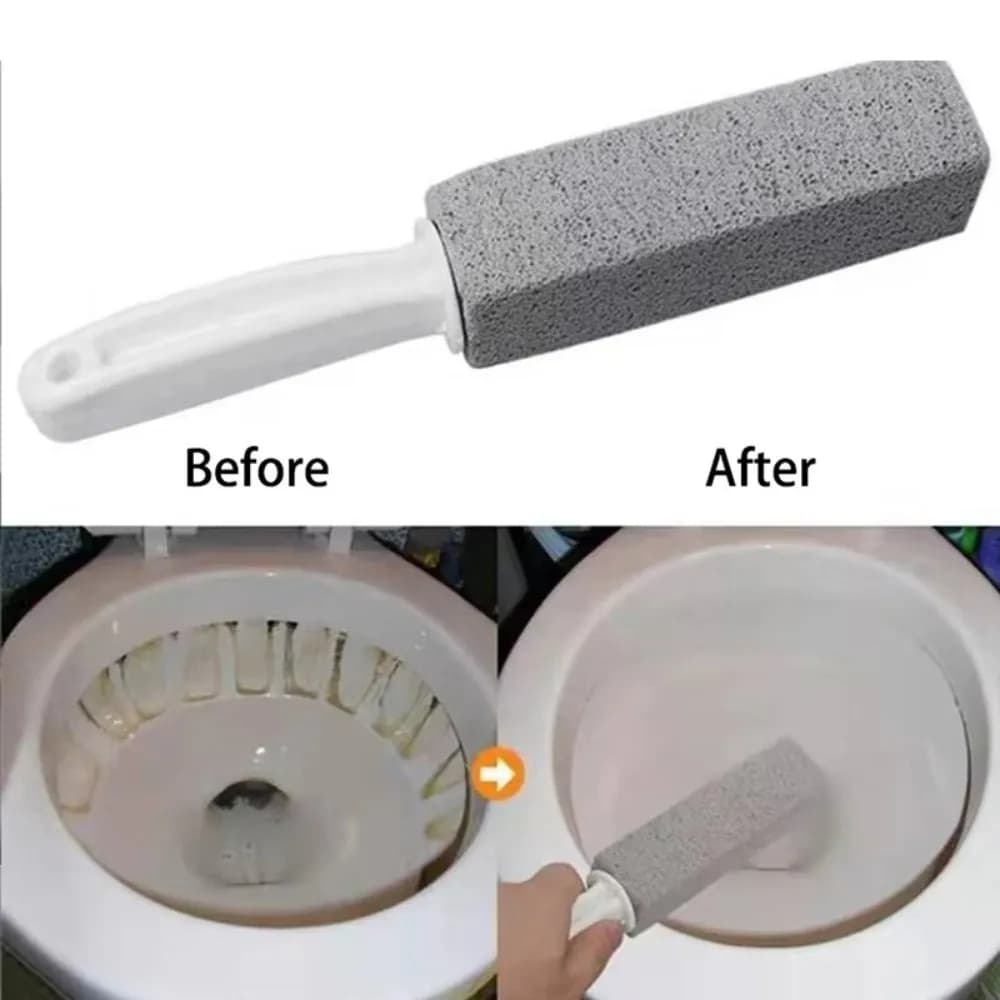 Long Handle Pumice Cleaning Brush Hanging Hole Fine Abrasive Toilet Cleaning Brush Multifunctional Pumice Cleaning Stick