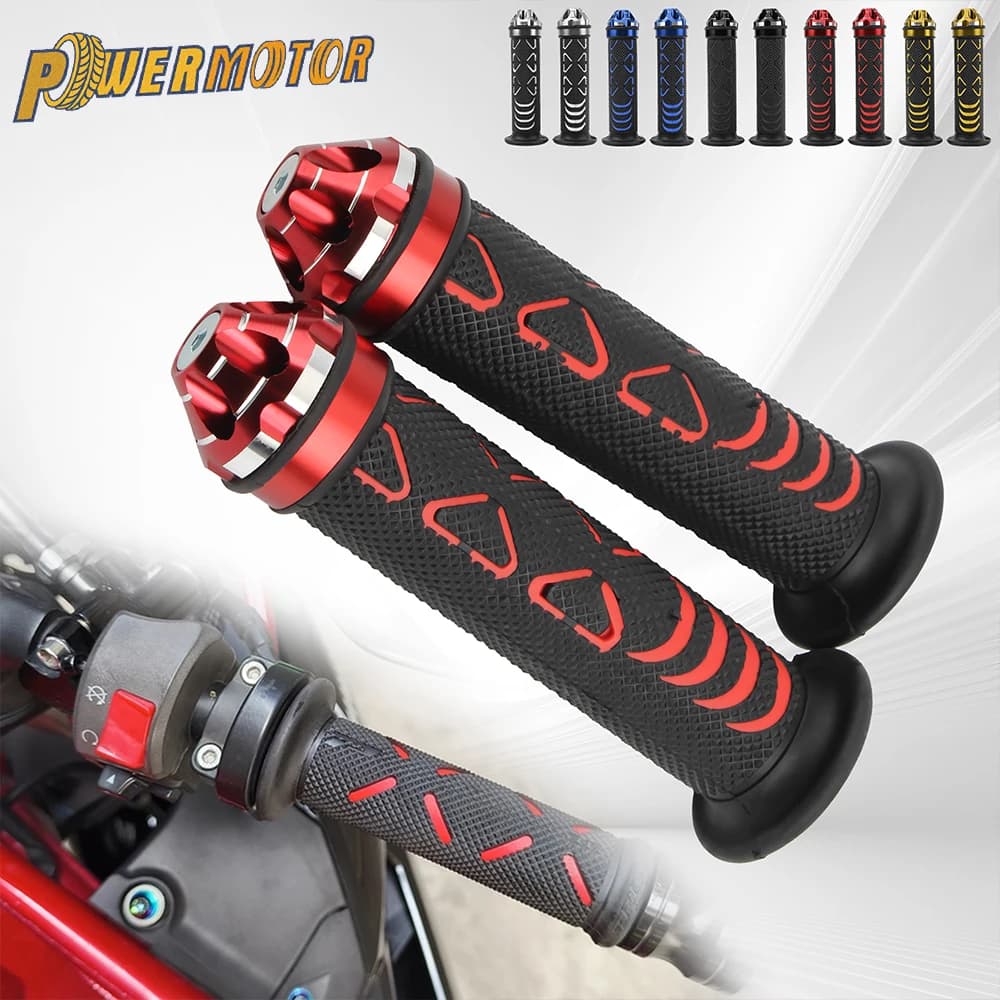 Motorcycle Grip Handlebar Cover CNC Aluminum Alloy for Honda Yamaha Kawasaki KTM Modified Motocross Handlebar Accessories