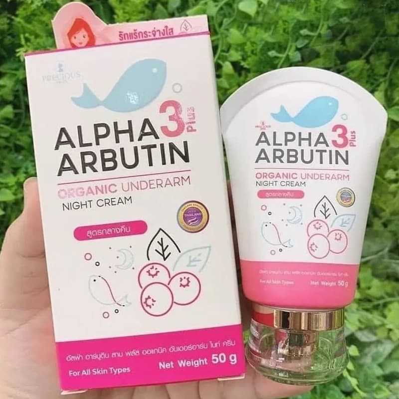 Alpha Arbutin 3Plus Ascelle Nero Rimozione Idratante Schiarente Pelle Bianca Liscia 50g