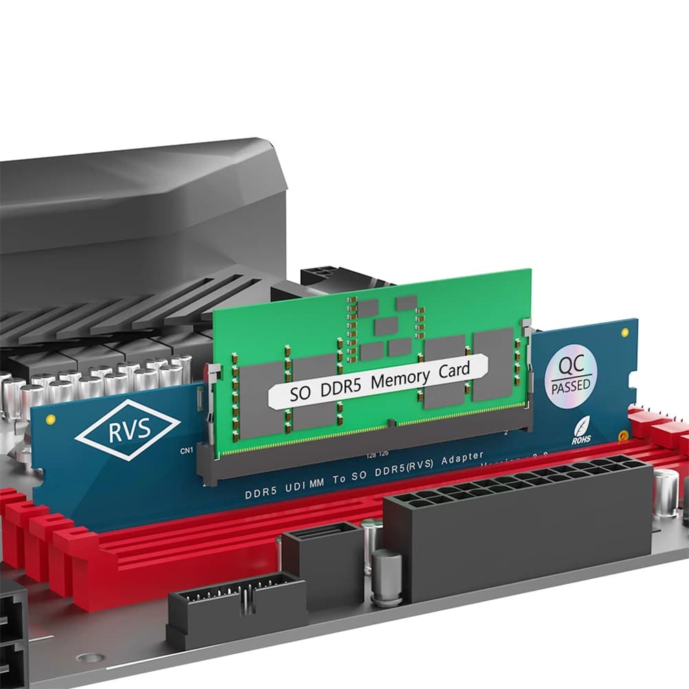 Laptop SO DDR5 RAM To Desktop DDR5 U-DIMM Adapter Overcurrent Protection DDR5 Memory RAM Adapter Card for Desktop Laptop