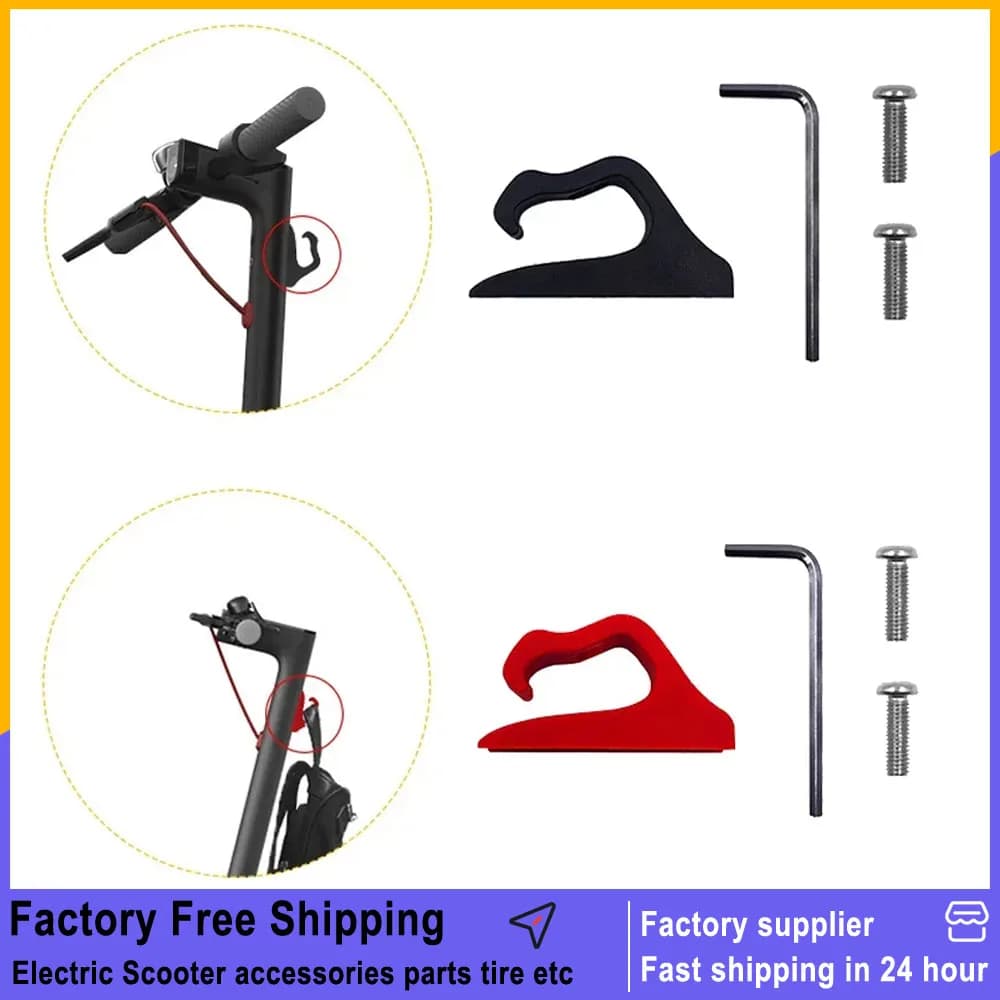 Gancio portatile per gancio anteriore per scooter elettrico per Xiaomi Mijia M365/M187/Pro Fornitura di e-scooter con strumenti di archiviazione Set di accessori