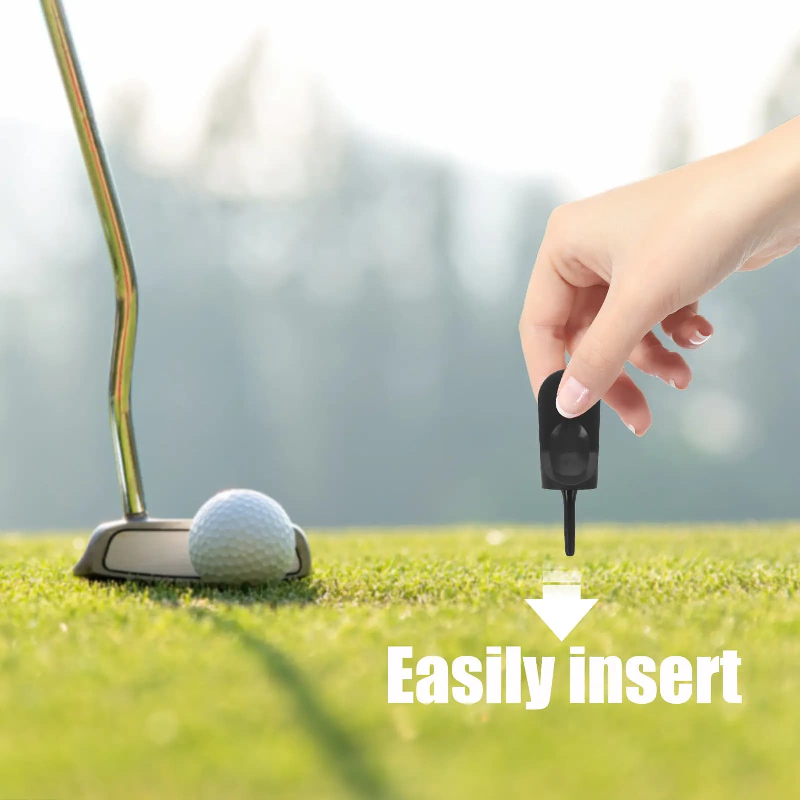 Set di 5 Forgiolini da Golf Compatti, Strumento Professionale per Riparazione del Prato, Accessorio per Golf, Marcatore di Palline
