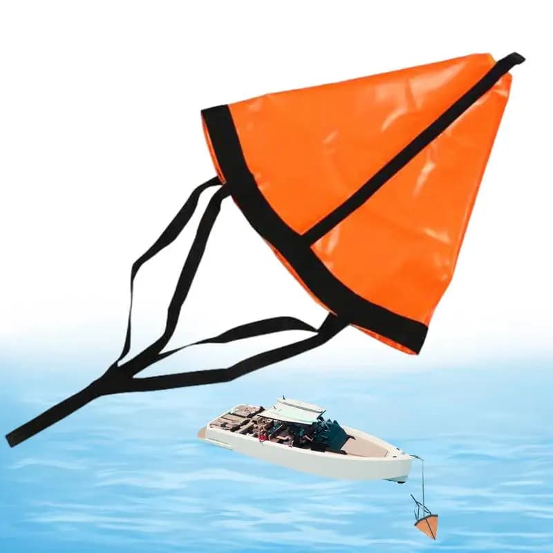 Calzini da deriva Kayak Ancoraggi marini per barche Freno marino resistente Accessori per la pesca in mare Drogue da pesca per yacht per barche marine/barche a vela