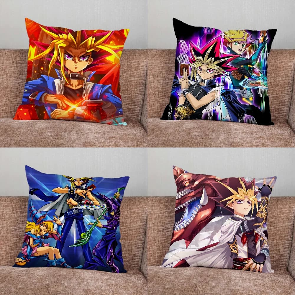 Anime Cool Yu Gi Oh Card Federa per la casa Camera da letto Auto Decorazione per ufficio Soggiorno Divano Fodera per cuscino adatta