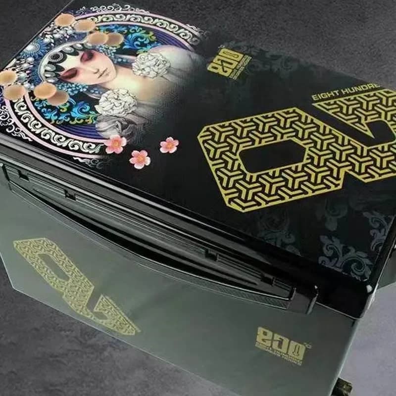 Multifunctional Seatable Fishing Box, High‑Seat Design with Adjustable Lifting Feet Angling Tackle Box