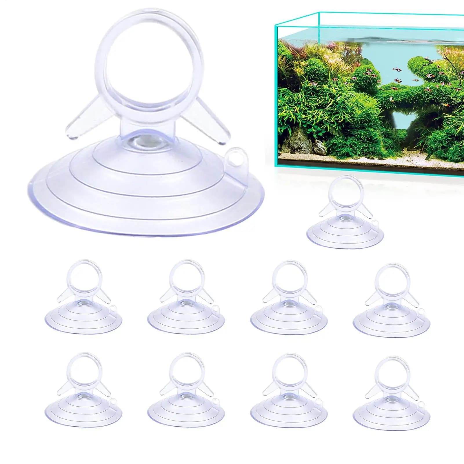 Car Windshield Sun Visor Suction Cup Small PVC Suction Cup Car Window Suction Cup Hook Auto Sun Visor Parts 10pcs