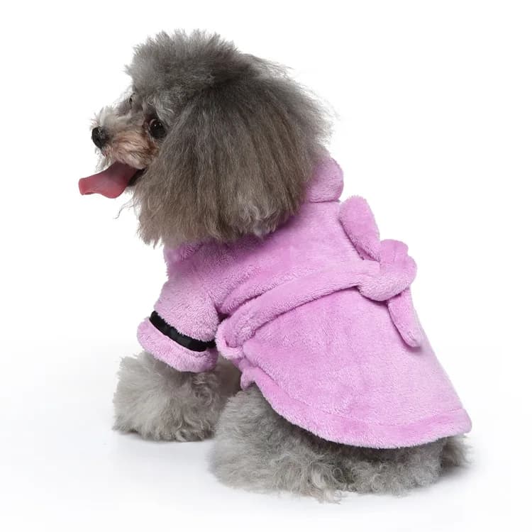 Accappatoio per cani, pigiama per cani, vestiti morbidi per il sonno, asciugamano per il bagno, vestiti per cuccioli, cani, gatti, accessori per animali domestici