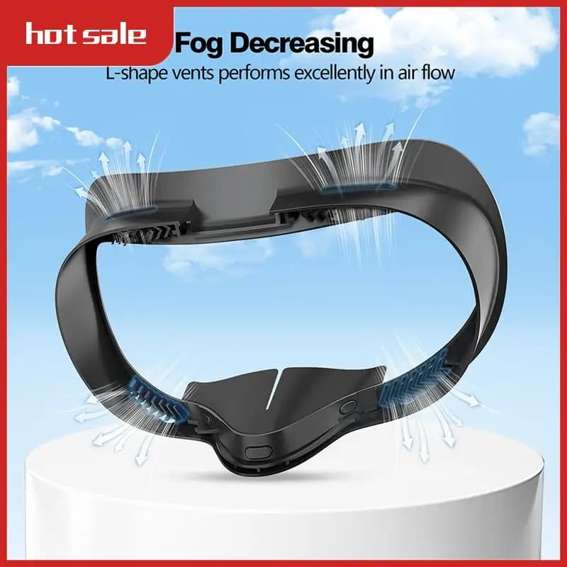 For Meta Quest 3S VR Comfort Kit Leather Face Mask Cover Durable Enhanced For Quest 3S Facial Interface Replacement Mask